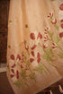 Bovine Chic Peach Muga Cotton Jamdani Unstitched Suit Set